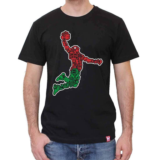 Mlabbas Mens Tshirt Jordan Basketball Dunk Black - exxab.com