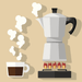 Pedrini 9081-3 Coffee Maker POLISHED ALUMI. Pakalite Black Handle - exxab.com