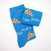 Socks Kitchen Blue Socks With Pizza Pattern - exxab.com