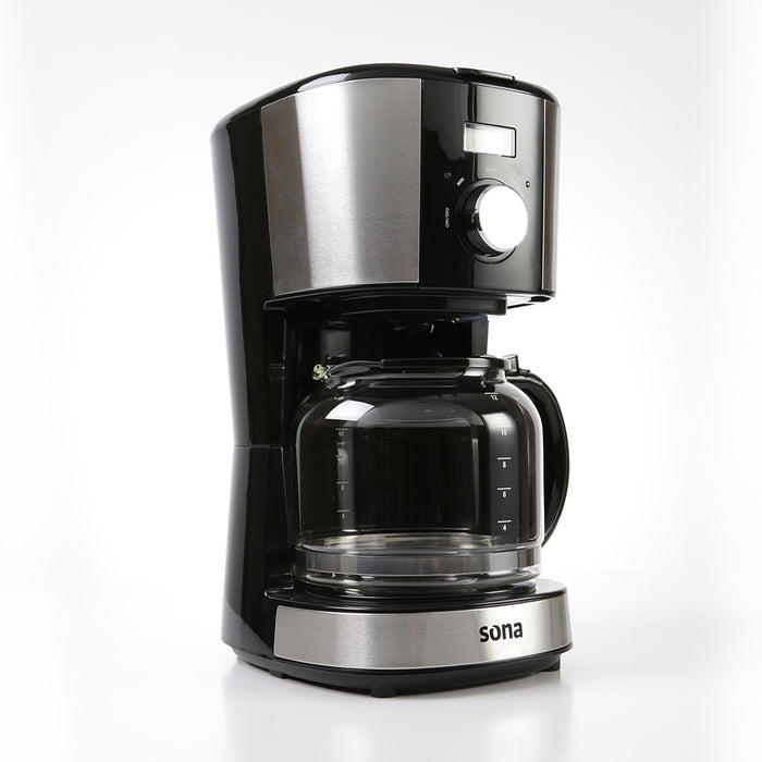 Sona SCM-9408 Drip American Coffee Maker 1.8 Liter Capacity exxab.com