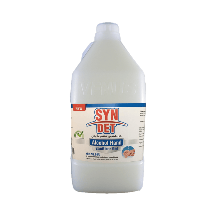 SYN DET alcohol hand sanitizer gel kills 99.99% - exxab.com