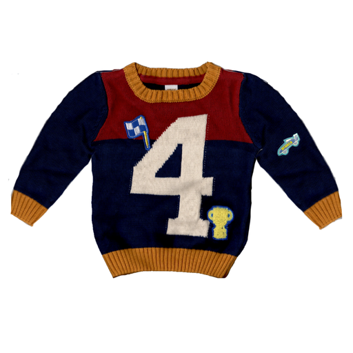 Baby's Navy Sweater Long Sleeve For Boys exxab.com