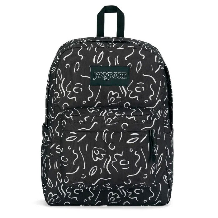 JanSport superbreak pattern backpack, 25 liter school bag