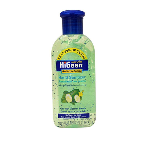 HiGeen Cucumber Hand Sanitizer Kills 99% Of Germs 110 ml exxab.com