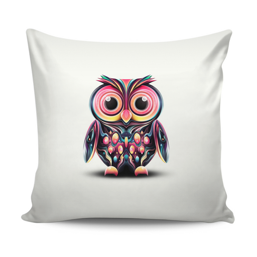 Home Decor Colorful Owl Cushion exxab.com
