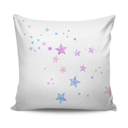 Home Decor Cushion Galaxy Stars With White Background Design exxab.com