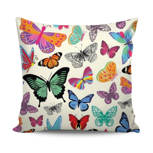 Home Decor Cushion Multi Color Butterfly Design exxab.com