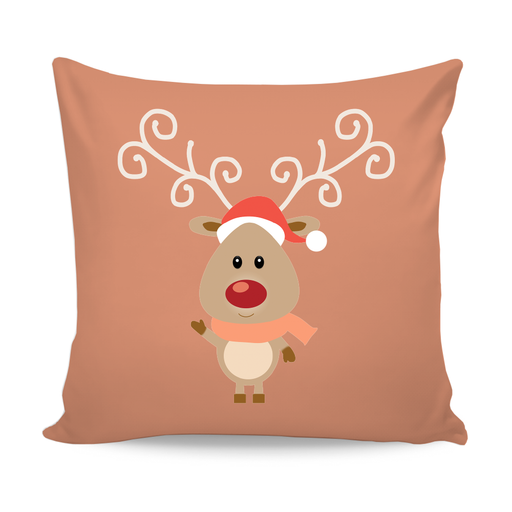 Home Decor Cushion Cute Christmas Deer Design exxab.com