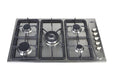 Eurocuc.Built in Gas Hob 90cm,5Burner,Stainle.St-Lateral kno - exxab.com