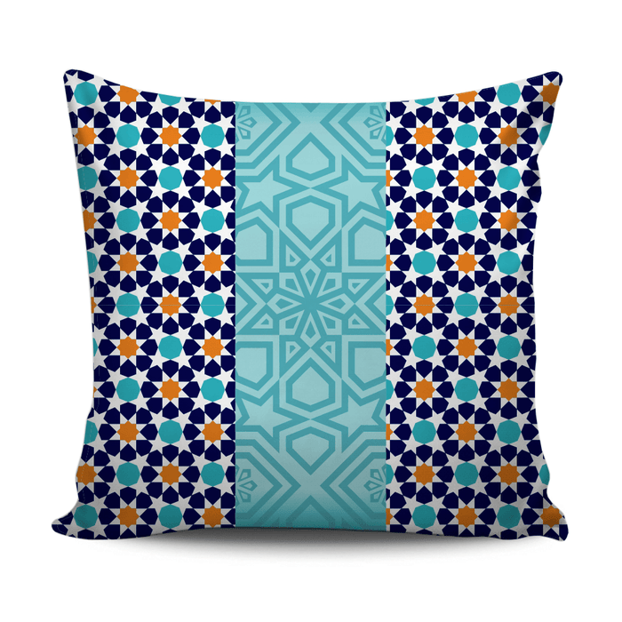 Home decoration cushion with Andalusian style pattern D5 - exxab.com