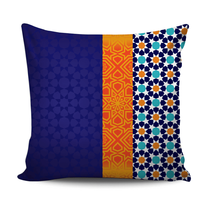 Home decoration cushion with Andalusian style pattern D1 - exxab.com