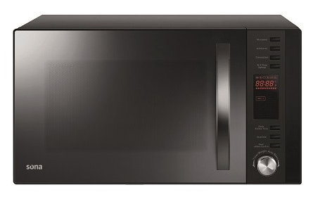 Sona EM-30LBH Microwave 900W 30L Black - exxab.com