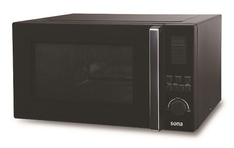 Sona EM-45LBGH Microwave 1100W With 1400W Grill Black - exxab.com