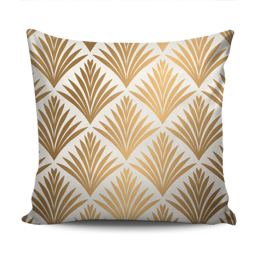 Home Decor Cushion With Gold Pattern Design exxab.com