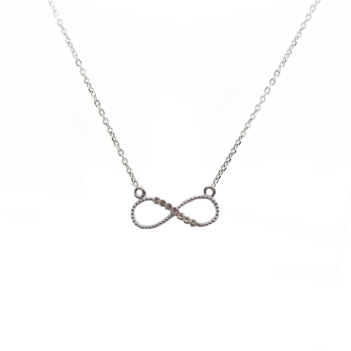 Women's Infinity Sterling Necklace exxab.com