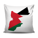 Home decoration cushion with Jordanian flag pattern - exxab.com
