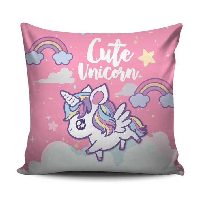 Home decoration cushion with cute Unicorn pattern - exxab.com