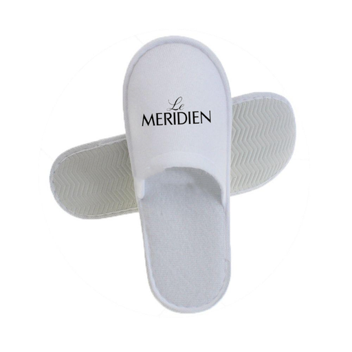 Le Meridien Hotel Slipper With Rubber Base exxab.com