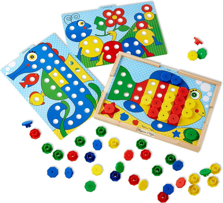 Melissa A Doug 4313 Sort And Snap Color Match with 10 cards - exxab.com