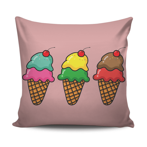 Home decoration cushion with Ice cream cartoon pattern - exxab.com