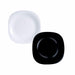 Luminarc L9818/L5406 black/white carine square soup plate 21 cm - exxab.com