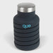 QUE Bottle Metallic Charcoal 20 Oz exxab.com