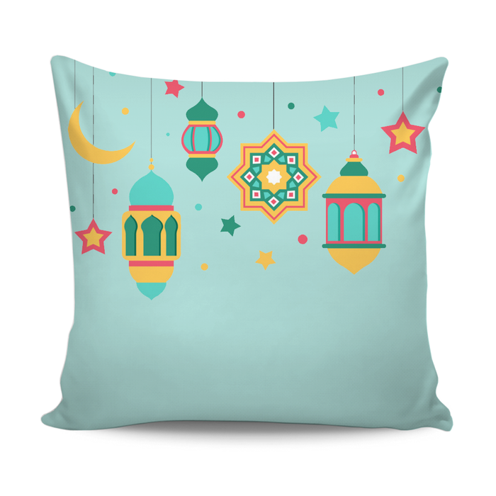 Ramadan Decoration Cushion With Lantern Design