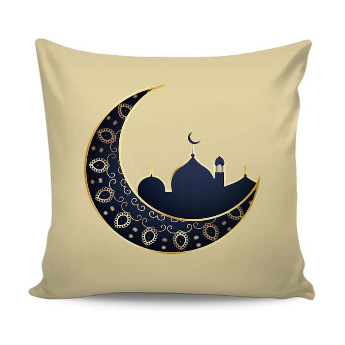 Ramadan Kareem Decoration Cushion with Mosque Design