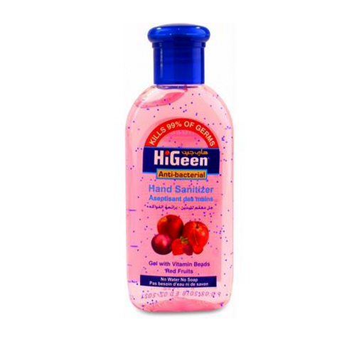 HiGeen Red Fruit Hand Sanitizer Kills 99% Of Germs 110 ml exxab.com