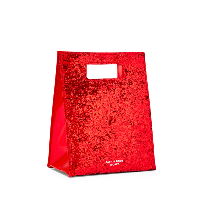 Bath & Body Works Red Glitter Mini Gift Bag