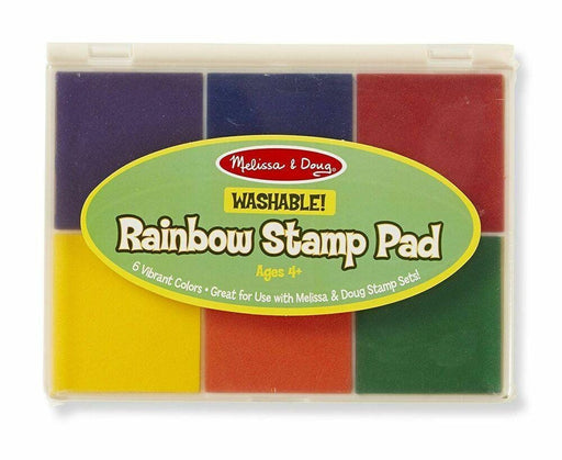 Melissa A Doug 1637  Rainbow Stamp pad with washable ink - exxab.com