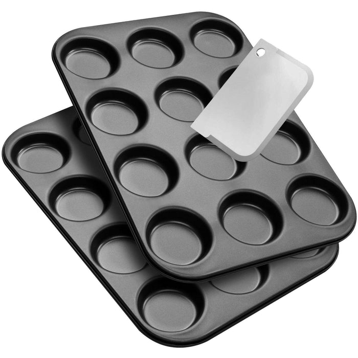 Zenker 7425 Special Creative non-stick Black Tin for 12 whoopie pies and macaronis - exxab.com