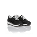 Women's black tieable sport shoes, casual flat shoes, size 36 - exxab.com