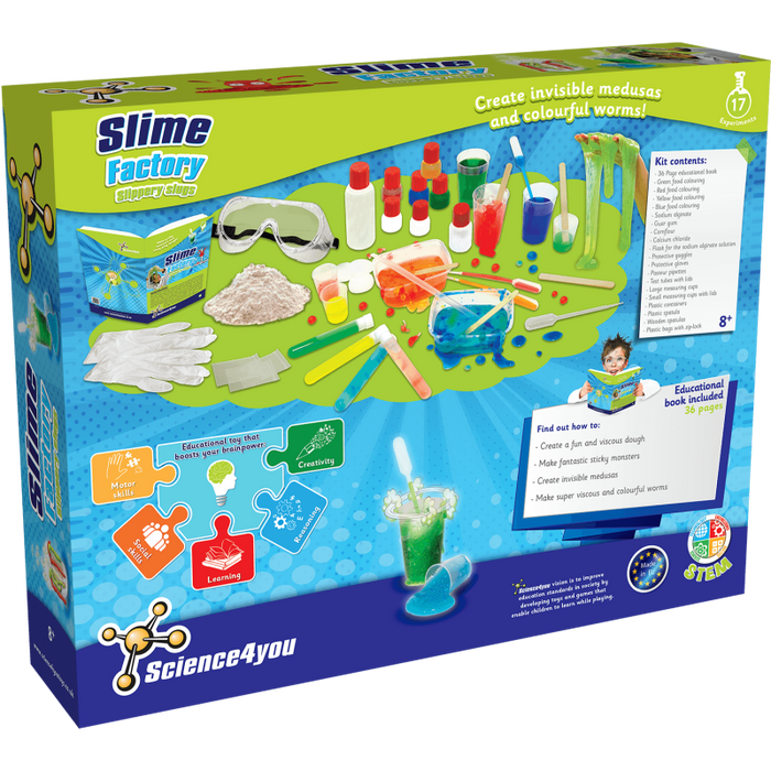 Science4You Slime Factory Slippery Slugs Kit - exxab.com