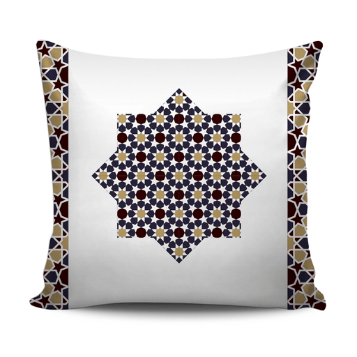 Home decoration cushion with Andalusian style pattern S1 - exxab.com
