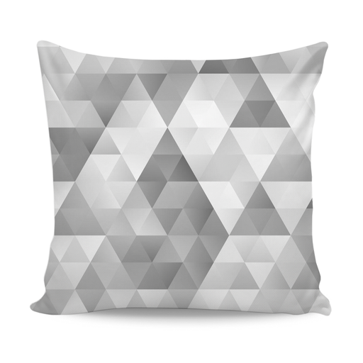 Home Decor Cushion Gray Triangle Design exxab.com