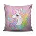 Home decoration cushion with coloful Unicorn pattern - exxab.com