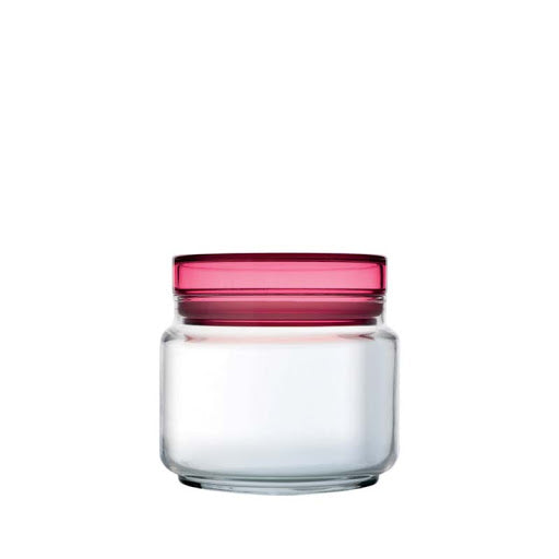 Luminarc Storage Glass Jar Pink Lid - exxab.com