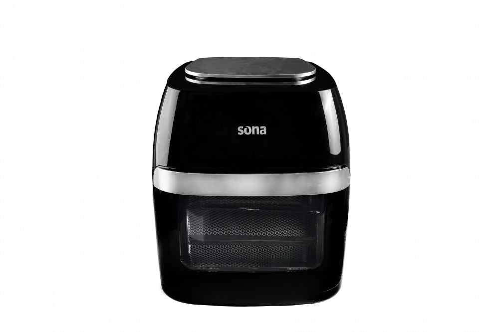 Sona SAF-9206 B Air Fryer 8 Programs 11.6 L With Steel Decoration