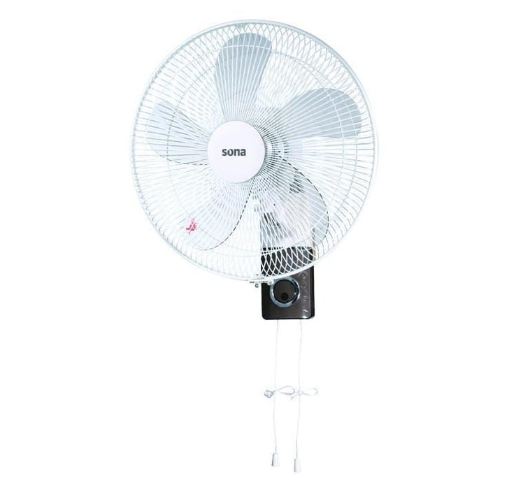Sona WF-4023 electric wall mount Fan 16 inch with pull cord - exxab.com